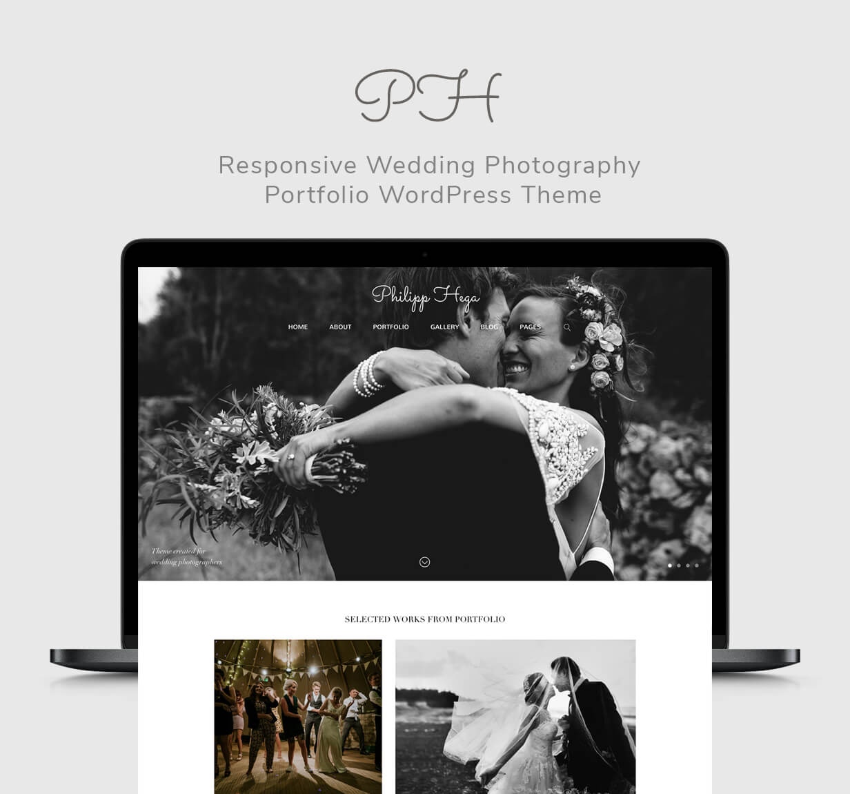 PH - Responsive Hochzeitsfotografie WordPress Vorlage