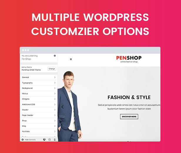 PenShop - Mehrzweck eCommerce WordPress Layout