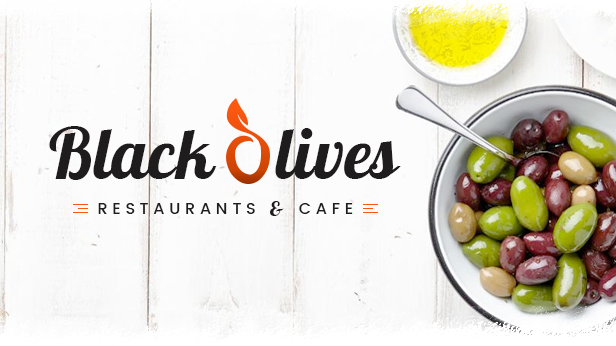 Blackolive - Restaurant Eine Seite WordPress Layout
