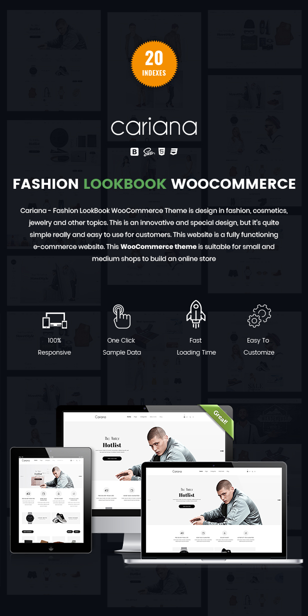Cariana - WooCommerce Lookbook Fashion Thema
