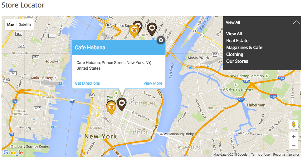 WooCommerce Karten Store Locator