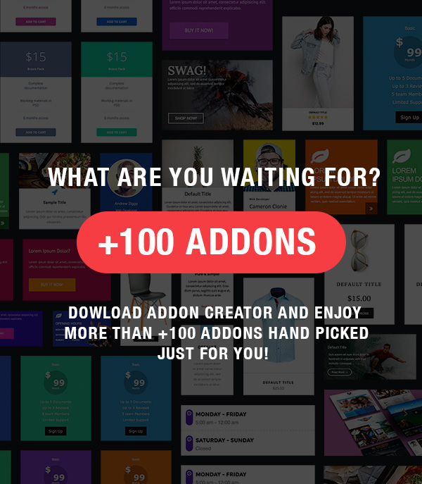 Addon Creator für WPBakery Page Builder
