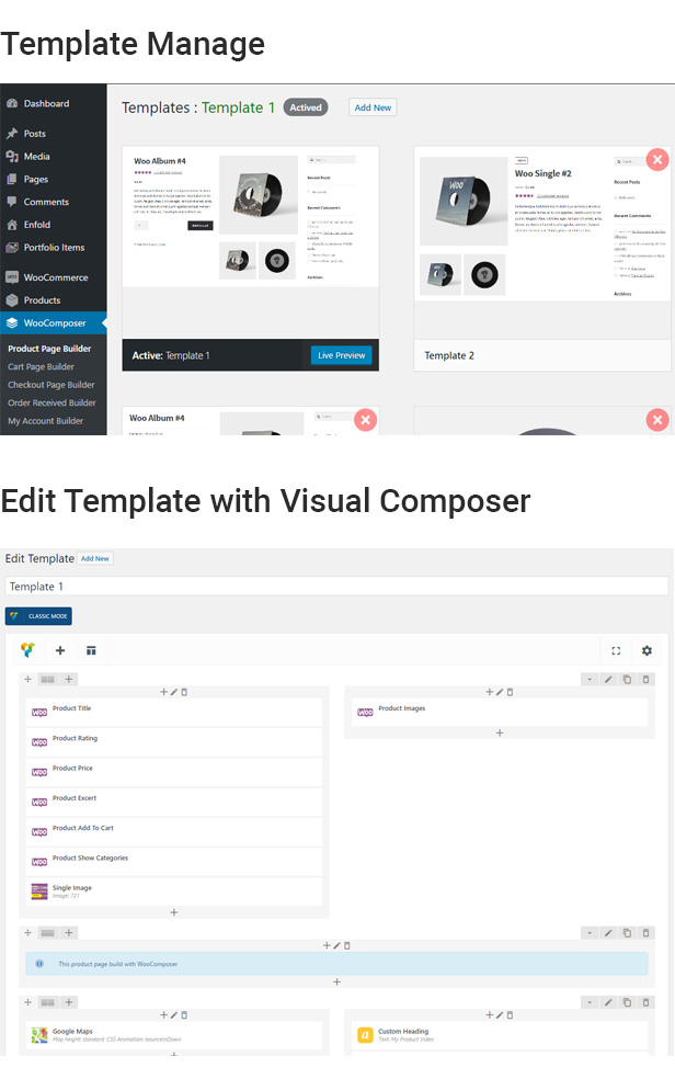 WooComposer - Page Builder für WooCommerce