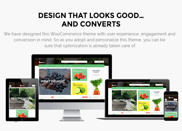 Obstladen responsive Thema