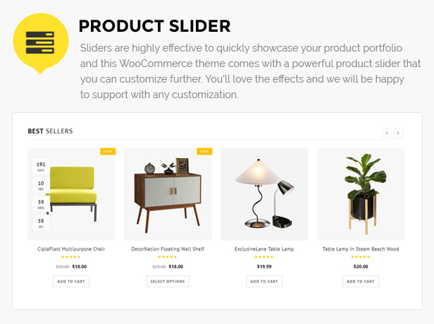 WooCommerce-Designs für Möbelhäuser