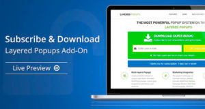 Abonnieren und Herunterladen – Layered Popups Add-On