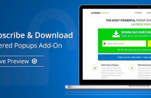 Abonnieren und Herunterladen – Layered Popups Add-On