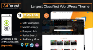 AdForest – Kleinanzeigen WordPress Layout