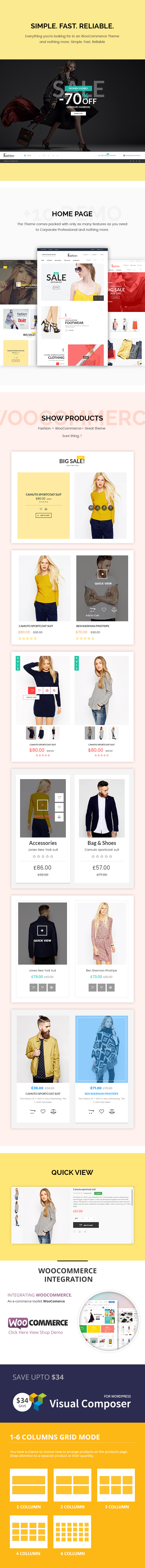 Fashion Store - Hanbags, Shoer RTL Responsive WooCommerce WordPress Layout