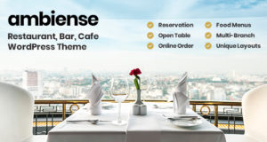 Ambiense – Restaurant & Cafe WordPress Layout