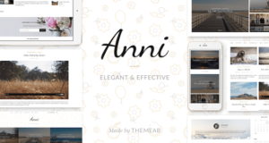 Anni – Ein elegantes und effektives WordPress persönliches Vorlage