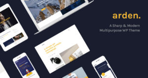 Arden – Ein scharfes und modernes Mehrzweck-WordPress-Template