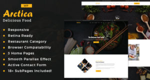Artica: Restaurant WordPress Thema