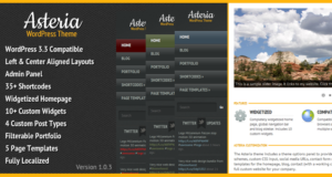 Asteria – WordPress-Unternehmensthema