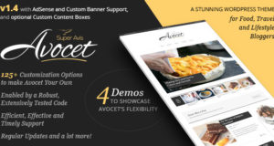 Avocet WordPress Blog Layout - für Lifestyle-, Food-, Reise- und Fashion-Blogger