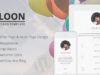 Ballon - Persönliche vCard WordPress Vorlage