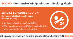 Bookly Service-Zeitplan (Add-on)
