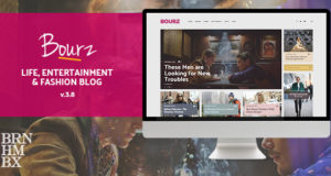 Bourz: Leben, Unterhaltung & Fashion Blog Vorlage