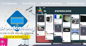 Broadcasting-Erweiterung für den Flow-Flow-Social-Stream