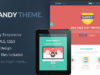 Candy - OnePage Flat Responsives WordPress Vorlage