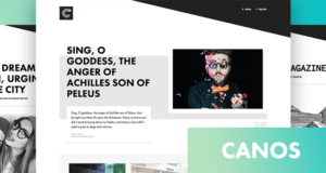 Canos – Ein kreatives WordPress Blog Template