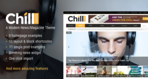 Chill News - Eine moderne Nachrichten / Magazin Vorlage