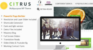 Citrus – Eine Seite Mehrzweckthema