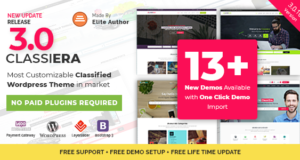 Classiera - Kleinanzeigen WordPress Vorlage