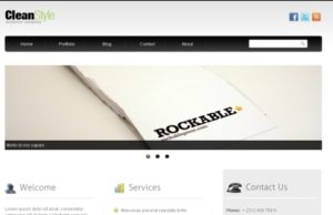 CleanStyle WordPress Vorlage
