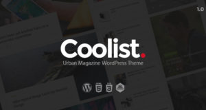 Coolist | Infinite Scroll Magazin WordPress Template