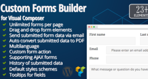 Custom Forms Builder für Visual Composer