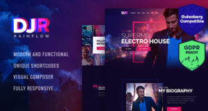 DJ Rainflow | Ein Musikband & Musiker WordPress Template