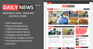 Daily News - WordPress Nachrichten / Magazin und Blog Template