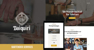 Daiquiri | Bartender Services & Catering WordPress Vorlage