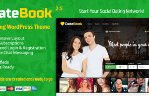 DateBook – Dating WordPress Layout