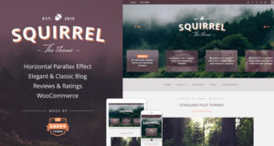 Eichhörnchen - ein Responsive WordPress Blog Vorlage