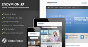 Endymion – einfaches korporatives WordPress-Thema