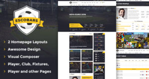 Escobars | Sport Team Clubs WordPress Vorlage