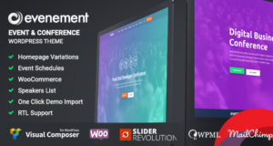 Evenement – Veranstaltung & Konferenz WordPress Vorlage