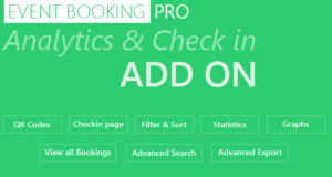 Event Booking Pro: Analyse & Check-in-Addon