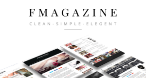 F - Magazin WordPress Vorlage