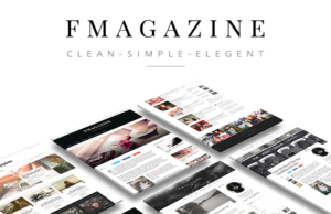 F – Magazin WordPress Vorlage
