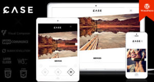 Fall / Parallax Einseitiges WordPress Layout