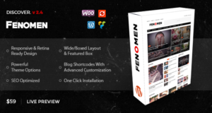 Fenomen | Legendäres Blog & Magazin WordPress Template