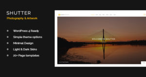 Fensterladen – Fotografie & Kunst WordPress Vorlage