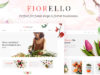 Fiorello - Ein Blumenladen und Florist WooCommerce Vorlage