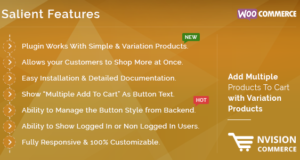 Fügen Sie mehrere Produkte gleichzeitig zum Einkaufswagen in Woocommerce hinzu