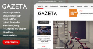 Gazeta - Responsives Magazin WordPress Layout