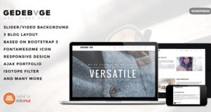 Gedebvge – Responsive One Page Portfolio Layout
