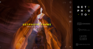 GetPhoto – Fotografie und Portfolio WordPress-Layout